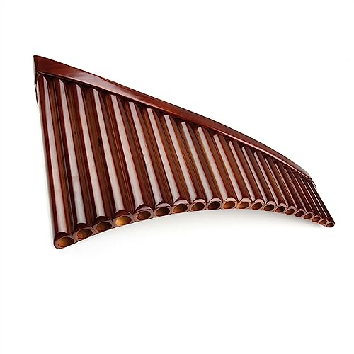 Panflöte 20 Pfeifen, Panflöte, F-Taste, Panflöten, Holzblasinstrument, handgefertigte Panflöten aus natürlichem Bambus
