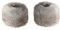 Futrzane Siberian Manschetten - Pulswärmer Damen Fell - Pelz Stulpen Armstulpen (Silber Siberian)