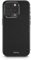 Hama Hülle für iPhone 15 Pro (Kunstleder, Metall, Handyhülle, elegante Schutzhülle für Rückseite, extra Schutz für Kamera und Display, Wireless Charging kompatibel, weich, recycelt, Handycase) schwarz