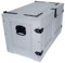 weeco Holztruhe grau Schatztruhe Aufbewahrungsbox. Holzkiste Truhe Couchtisch Beistelltisch Vintage Shabby chic klappbarem Deckel und Stauraum.