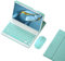 GUPENAA Funda con Teclado para Xiaomi Pad 6/6 Pro 11 2023 con Soporte para Lápices, Contiene Ñ, Teclado Magnético Desmontable con Ratón Bluetooth,Mint Green
