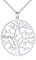 Custom4U Collier Arbre Généalogique Prenom Femme Pendentif Arbre de Vie Prénom de Famille Acier Inoxydable Bijoux Cadeau Original Fête des Mères
