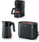 Bosch MyMoment - Machine à café filtre TKA2M113 + Bouilloire électrique TWK2M163 + Toaster grille-pain TAT2M123, Noir