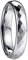 083BASE Ringe Damen/Herren Silber 2mm breit Kuppelform und Comfort Fit Design Stein Unisex Wolfram Ringe für
