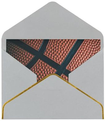 Blanko-Karten und Umschläge, Basketball, Sport, Geburtstagskarten, Weihnachtskarten, Halloween, Dankesbriefe, Ermutigungskarten