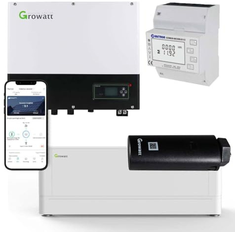 GROWATT SPH4000TL 0% MwSt §12 III UstG BL-UP 4kW Hybrid Wechselrichter mit 2.56kWh Solarspeicher-Set