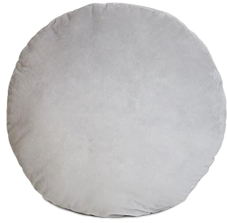 Domarex Weiche Kinderkissen 43x50x12 cm – Ideal für Kindergarten & Krippe, Lernspielzeug & Kuschelfreund, Hochwertige Materialien, Förderung der Kreativität und Entwicklung - Grau