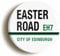 Easter Road EH7 Edinburgh Hibs Road Sign Fridge Magnet (Circular 2inch / 50mm Diameter)