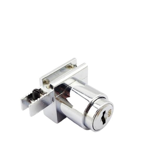 Glass Lock Glass Sliding Door Lock Glass Cabinet Lock Window Lock Track Special Lock Rarelock MA039 1pCS(Different Key)