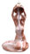 Bruleur Encens Cascade, Femme au Bain, Fontaine a Encens en Résine pour AromathéRapie et DéCoration IntéRieure, 11 x 11 x 17,5 cm