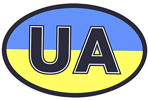Vobumix Ukraine-autoaufkleber, Ukraine-Flagge, Aufkleber, Fenster- Und Stoßstangenaufkleber, PVC-Vinyl-Aufkleber Für Fahrrad, Laptop, Gepäckanhänger, Dekoration