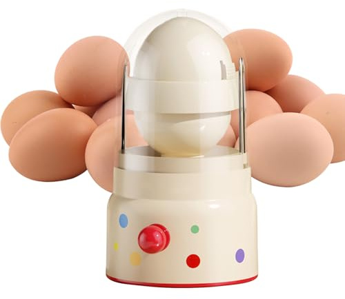 Geonoy Eiermixer Spinner – Eigelb weiß Handmixer | Tragbarer Shaker Blender Küchenhelfer zum Mixen Kochen Zuhause Restaurant Reisen Camping RV Ausflug BBQ Familie
