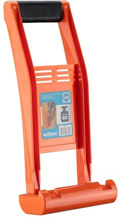 Wiltec Gipskarton Plattenträger mit Tragegriff bis max. 80 kg, Tragehilfe für Gipskartonplatten