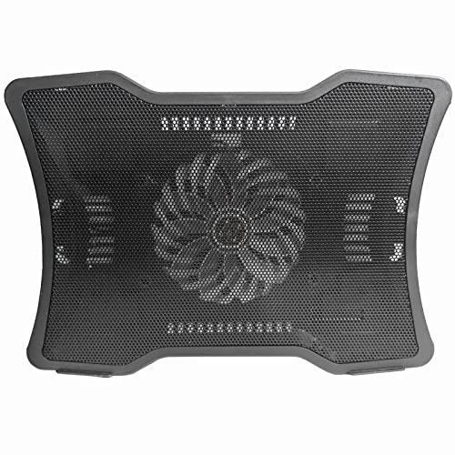 Dioche Portable Laptop Cooler with Adjustable Height and Dual USB Ports - -Thin Cooling Stand for Laptops Below 14 Inch - Quiet Operation with High-Speed Fan