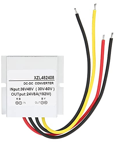Convertidor DC 48V a 12V 8A 192W con Carcasa de Aluminio IP67 - Protección Avanzada y Alta eficiencia para LED, cámaras, Bombas y Sistemas eléctricos
