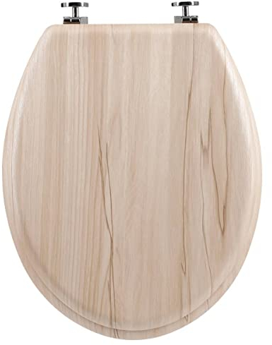 Abattant WC en bois clair