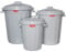 CURVER Wheelie Bin with Lid Grey Capacity 70 Litres