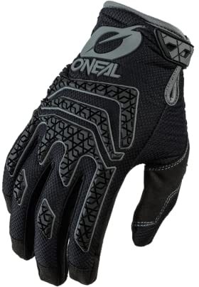 O'NEAL | Fahrrad- & Motocross-Handschuhe | MX MTB DH FR Downhill Freeride | Langlebige, Flexible Materialien, Silikonprint für Grip | Sniper Elite Glove | Erwachsene | Schwarz Grau | Größe L