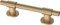 Franklin Brass Adjusta-Barre de traction (lot de 5) – Lot de 5 poignées de placard réglables de 3,5 cm à 10,2 cm de trou à 10,2 cm – Bronze champagne – Pour armoire de cuisine, tiroir, commode, tiroir