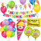 Einschulung Schulanfang Schuleinführung Deko, Alles Gute zum Schulanfang Girlande, Zuckertüte Banner, Schulkind Luftballons, Folienballon Zuckertüte Schulkind Einschulung für Mädchen