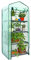 Boodtag Mini Serre de Jardin Balcon Chauffante Mini Greenhouse Portable avec Fenêtre 3/4 Tier Couverture PE Housse De Protection Vert Durable (4 Tiers)