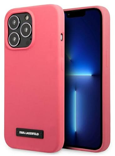 Karl Lagerfeld KLHCP13XSLMP1PI Hülle für iPhone 13 Pro Max 6,7 hardcase Fuchsie