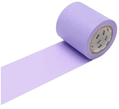 mt Casa Washi Paper Masking Tape [echtes Kamoi Kakoshi/hergestellt in Japan]: 2 in. x 23 ft. (Lavendel)