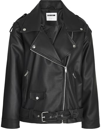 Noisy May Nmpaulina Noos - Giacca Da Motociclista Oversize Giacca in ecopelle Donna