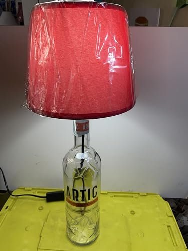 Lampada Bottiglia VODKA ARTIC Completa di Paralume - Elegante Complemento d'arredo