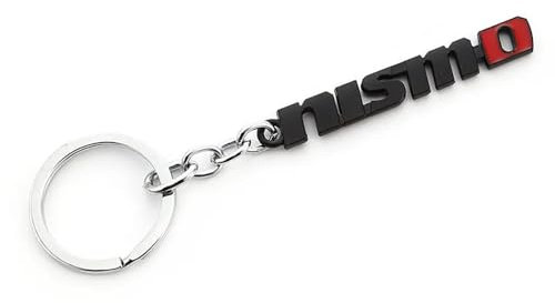 KardoL Auto Schlüsselanhänger metall Kompatibel mit für Nissan Nismo Almera Juke Qashqai Tiida - Geschenk für Männer Frauen Autozubehör,S-B