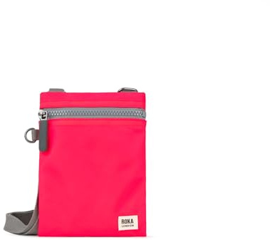 ROKA London Chelsea Sling Pocket Bag Nylon Extra Small (Neon Raspberry)