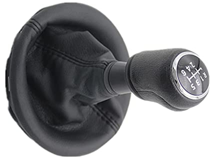 6-Gang-Schalthebel-Schaltknauf mit Gamaschenmanschette, für VW, für Transporter, für Multivan, für Caravelle T5 2003 2004 2005 2006 2007 2008 2009 Zubehör