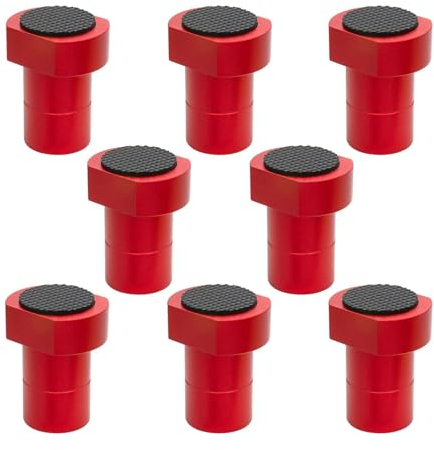 8 Stück Aluminiumlegierung bankhaken 19mm Bank Hundeklemme Werkbank Positionierung Hobelstopfen Bankklemme für 20mm Hundeloch