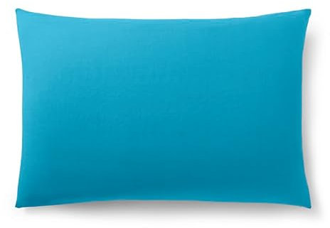 Taie d'oreiller Prémium 63 x 63 cm et 50 x 70 cm (Cyan, Taie d'oreiller 50 x 70 cm)