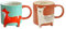 Winkee - Cute Animal Kaffeetassen I Die süße Kaffee-Tasse & Tee-Becher in groß I XXL Tasse ca. 450 ml I Cute Coffee Mug I 2er Misch Set Fuchs & Lama