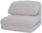 Mendler Schlafsessel HWC-E68, Schlafsofa Funktionssessel Klappsessel Relaxsessel, Stoff/Textil - beige