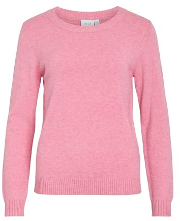 Vila Damen Viril O-Neck L/S Knit Top - Noos Viril O-Neck L/S Knit Top - Noos (1er Pack)