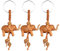 Porte-Clés Éléphant 3 Pièces, Porte-Clés Créatif, Porte-Clés Cadeau, Porte-Clés Intéressant, Porte-Clés Décoratif