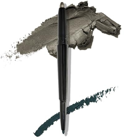 LAURA GELLER NEW YORK Swipe-n-Line Dual-Ended Eyeshadow + Eyeliner (Sage Gray/Stormy Blue)