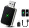 Wireless Carplay, 2 in 1 für Apple Car Play Wireless Adapter, Wireless Android Auto Adapter, Plug und Play, Kompatibel mit iPhone iOS 10+ und Autos mit Wired CarPlay(Schwarz)