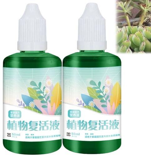 Plant and Flower Activation Liquid Solution, Liquid Plant Fertilizer, Plant Growth Enhancer Supplement, For Bigger Harvests & Blooms (2 Pcs)