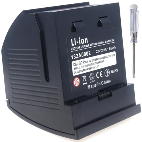 XITAIAN 22V 55Wh 2500mAh 132A0002 103A105 Replacement Battery for Gtech AirRam MK2 Vacuum Cleaner, Compatible with Gtech AirRam Cleaner Models AR29 AR30 AR27 AR31 1984