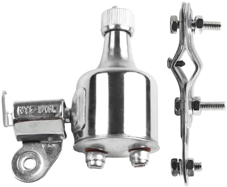 Violiica Generatore dinamo per bicicletta rimovibile, 12 V, 6 W, colore argento, per fari ad alta potenza e luci posteriori a bassa potenza