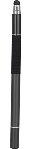 Semme Semme Stylet avec Pointe de Disque et Gomme pour Tablette, Stylet Tactile Portable et Précis pour Artistes et Preneurs de Notes (Rouge) (Black)