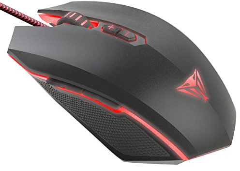 Patriot Viper V530 Optische Gaming Maus, 4000 DPI Sensor, 7 Programmierbare Tasten, 6 anpassbare Profile, 60 IPS Gaming Mouse für PC