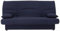 Générique Dream Banquette clic clac 3 Places - Tissu 100% Coton - Bleu foncé - Contemporain - L 190 x P 92 cm