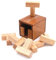 SIX-T- Puzzle, (Dr. Volker Latussek, Deutschland, 2017), 6 Ts in die Box, tolles Knobelspiel aus Holz
