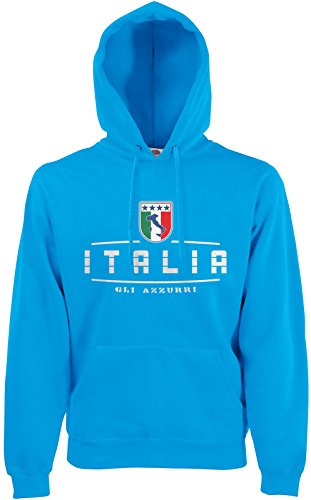 AkyTEX Italien Italia Fan-Hoodie EM-2021 Kapuzenpullover