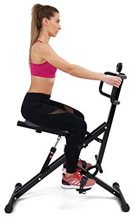 TechFit All Crunch Fitnessgerät, Dual Bike, Ganzkörpertraining, faltbar, zur Straffung der Beine, des Rückens, der Arme, des Gesäßes und des Bauches