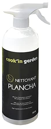 Spray Nettoyant Dégraissant pour Plancha - Vaporisateur 750 ml - Incolore / Inodore - Cook'In Garden